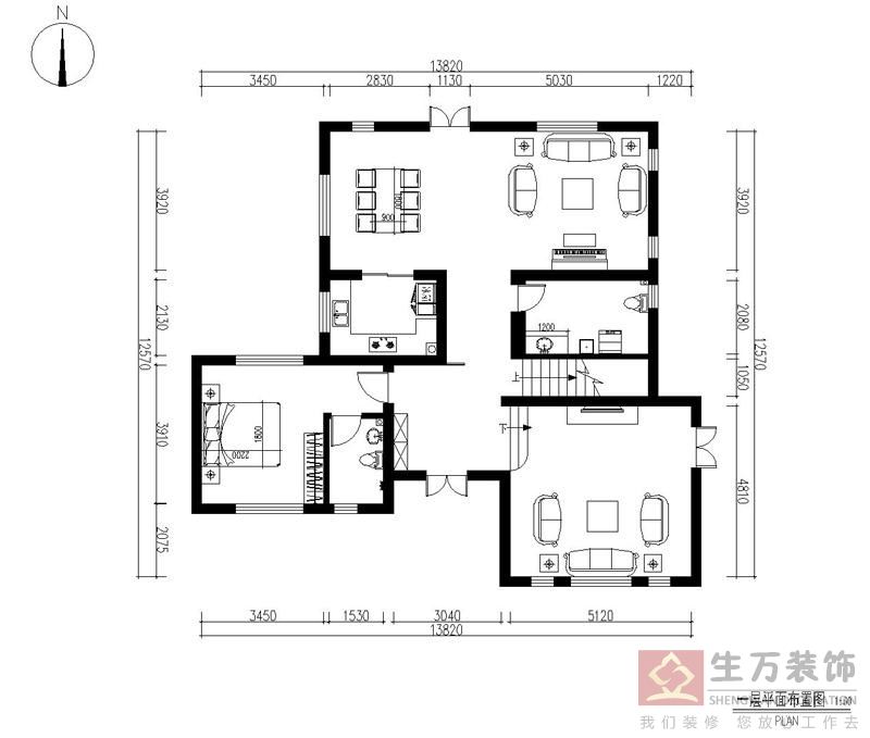 装修平面图，装修免费测量